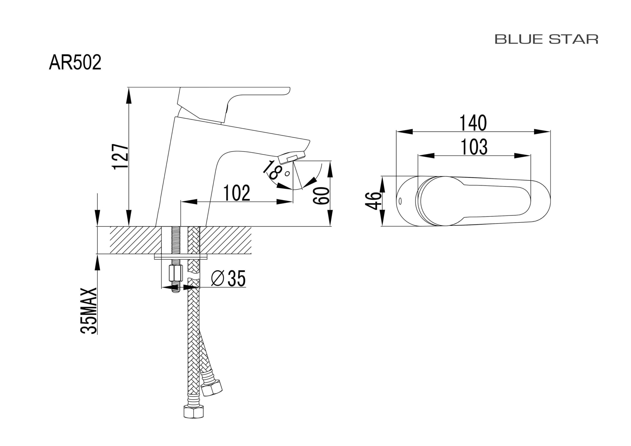 AR502 - Arona valamusegisti S 6 l/min - Image 3